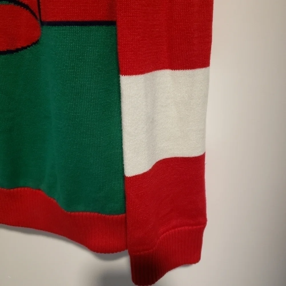 UGLY CHRISTMAS SWEATER- BEST PACKAGE EVER Sz M